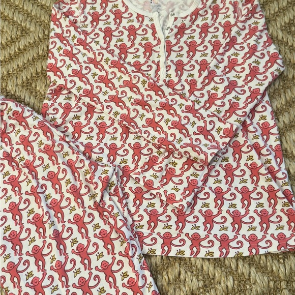 Roller Rabbit Other - Roller Rabbit Pink Monkey Pajamas